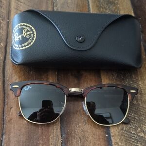 Ray Ban Mock Tortoise On Arista Sunglasses